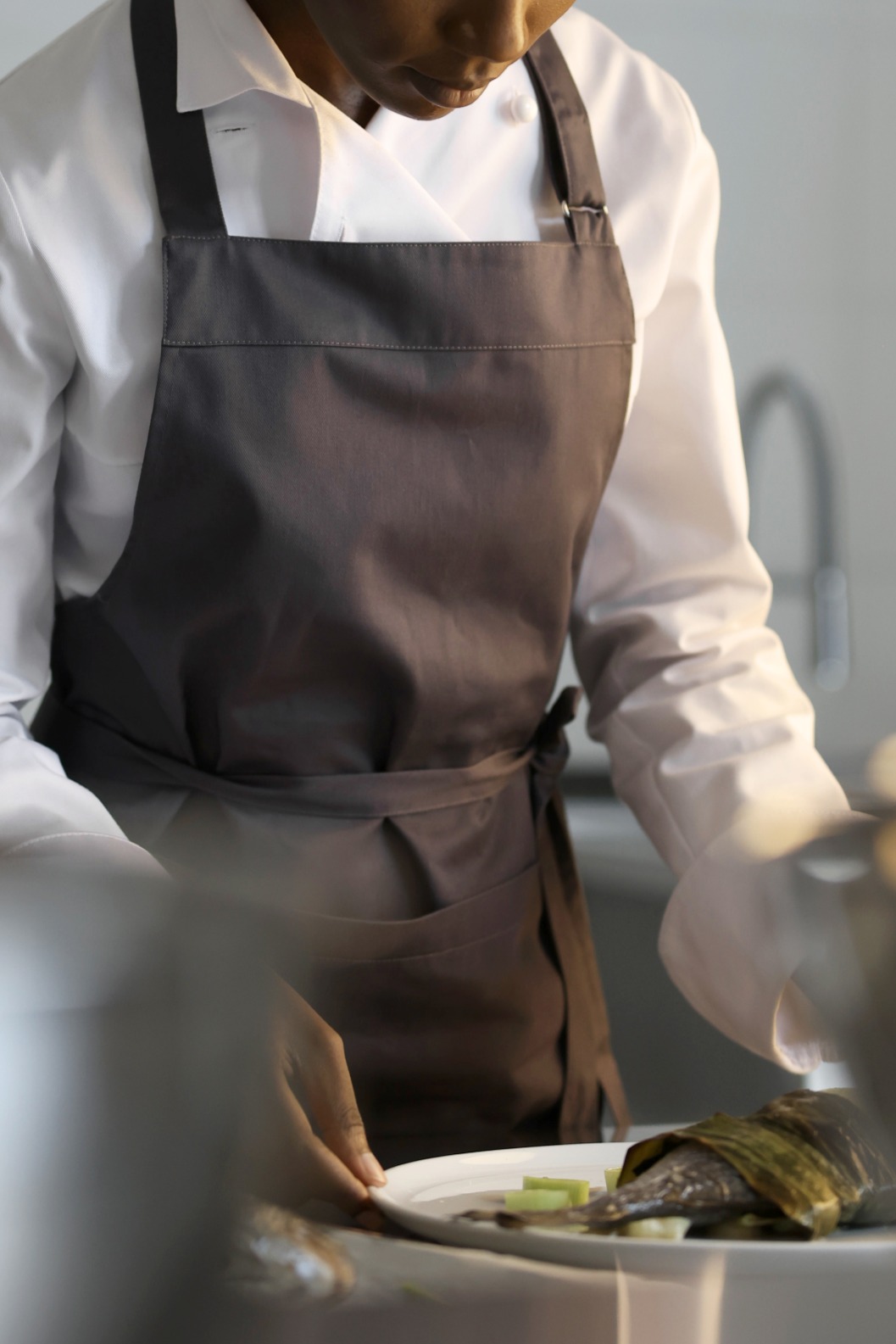 Chef teaching a cooking class